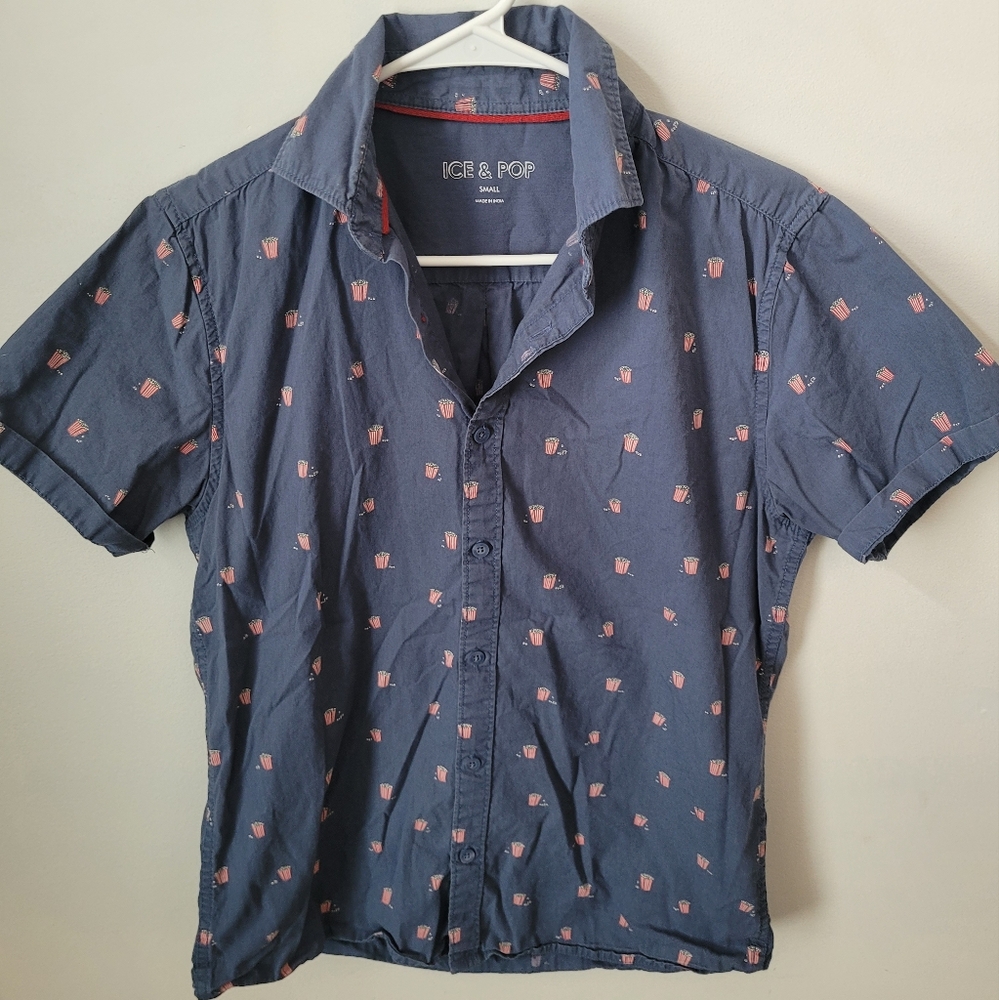 Blue Short Sleeve Shirt